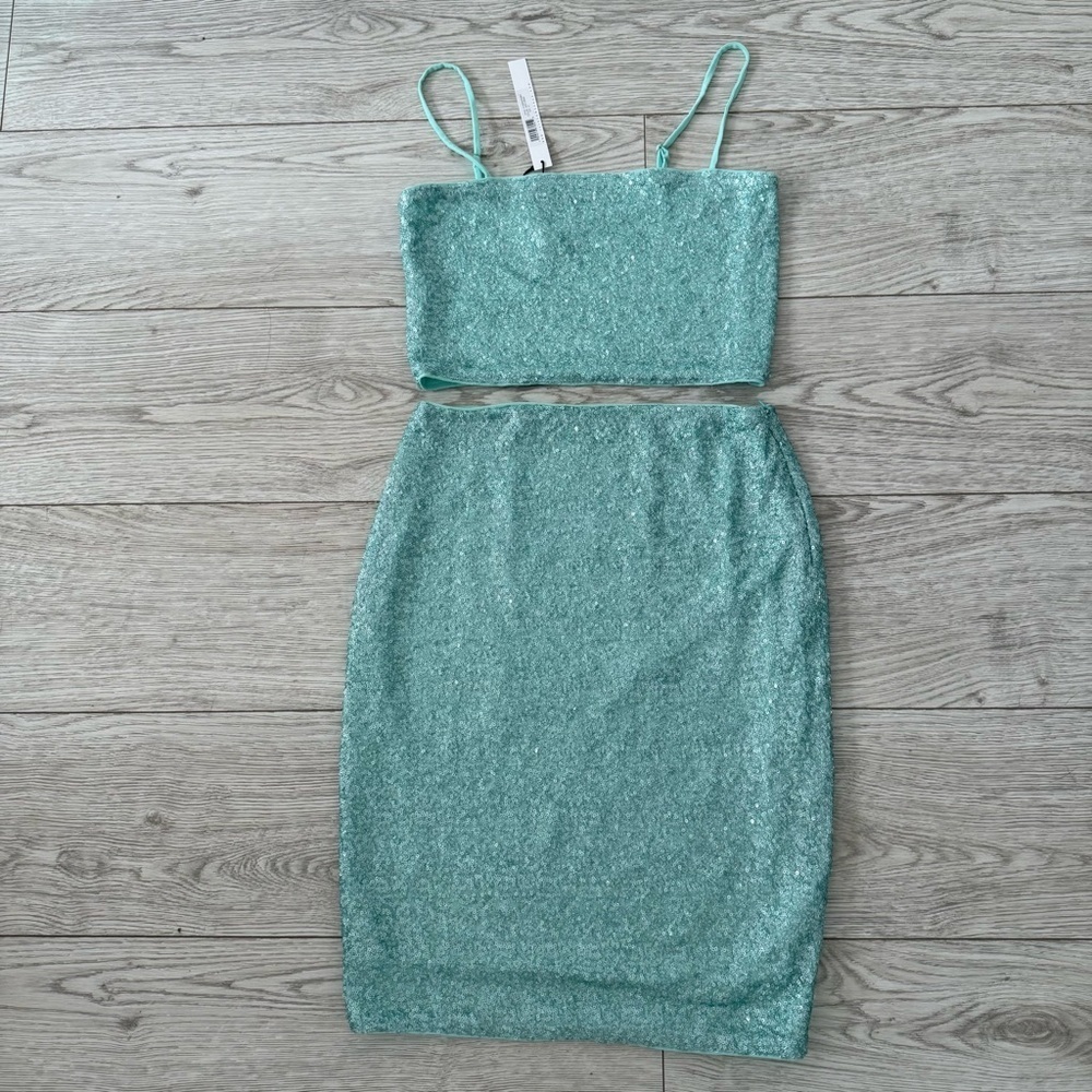 susana monaco sequins top and skirt NWT - Picture 16 of 16